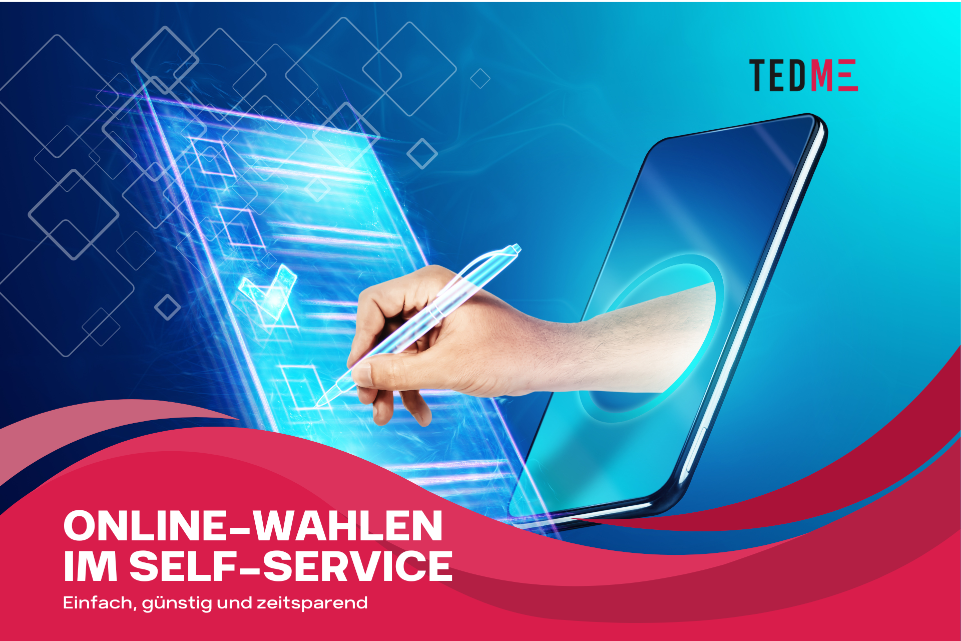 Online-Wahlen im Self-Service-TEDME