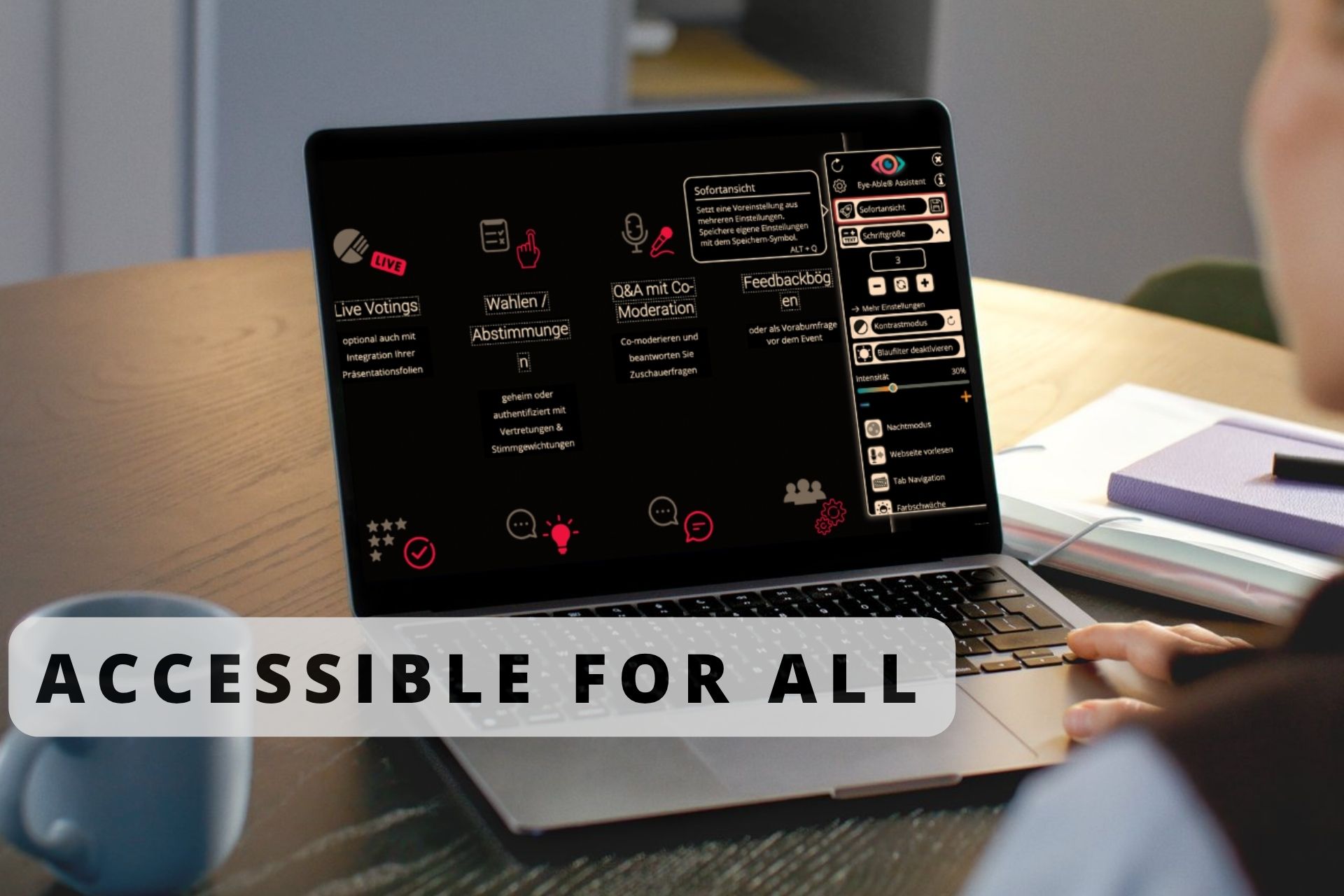 barrierefreies Interaktions- und Votingtool | TEDME