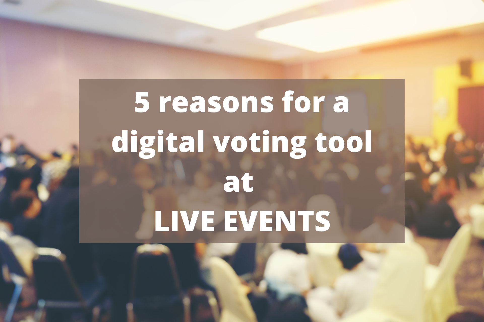 digitales Votingtool bei Events
