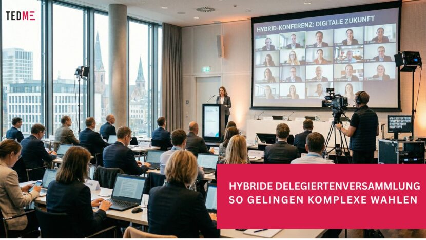 Hybride Delegiertenversammlung - so gelingen komplexe Wahlen