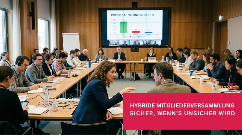 hybride Mitgliederversammlung - auch in unsicheren Zeiten